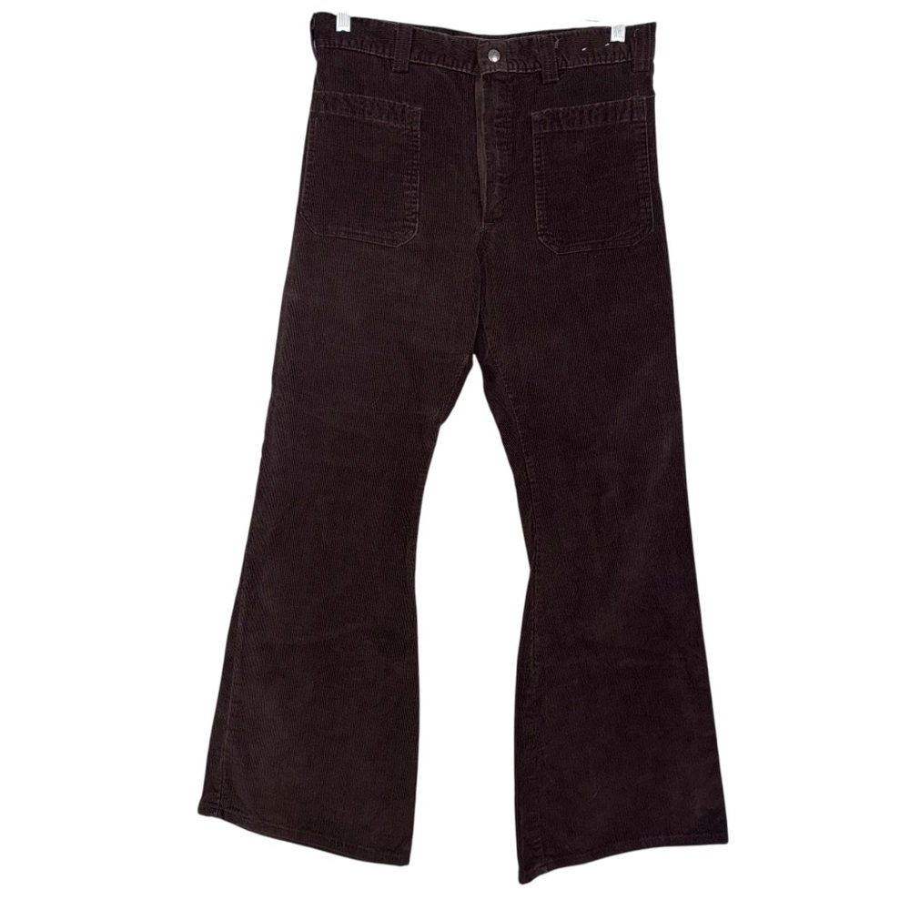 Original Seafarer Vintage Corduroy Bell bottoms/Wide leg Brown READ DESCRIPTION